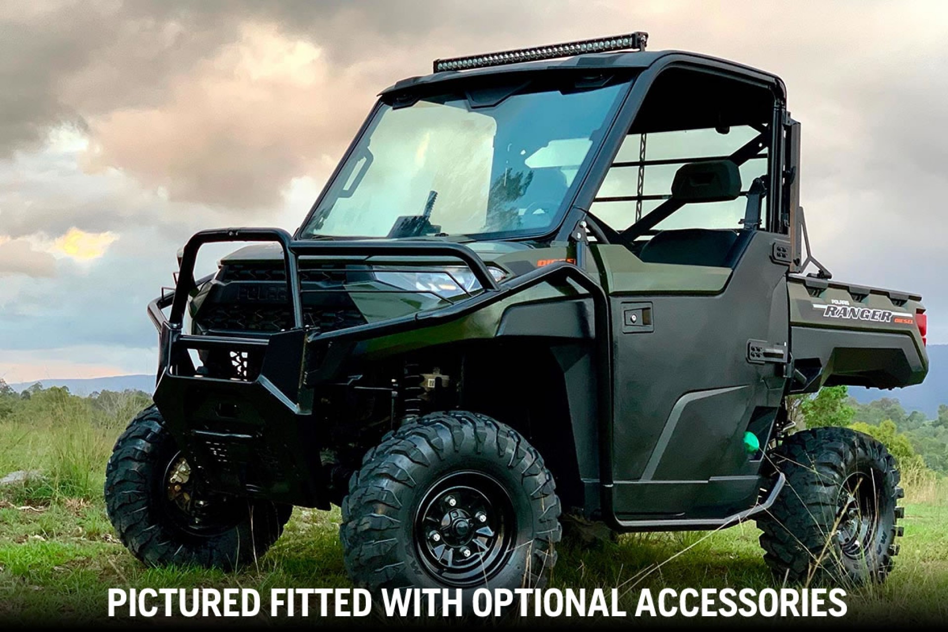 2022 Polaris Ranger Diesel HD EPS ADC at Action Equipment Tauranga