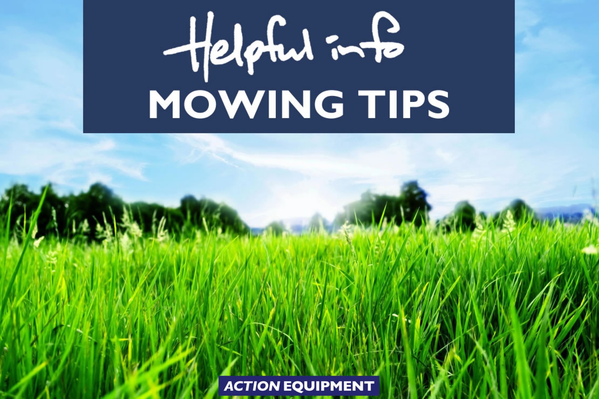 Mowing tips